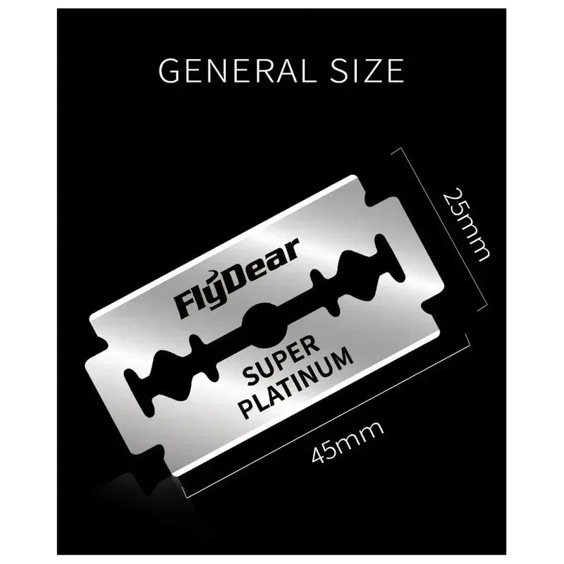 10/40/80pcs Stainless Steel Razor Blade Old-Fashioned Manual Double-Sided Razor Blade Hairdressing Barber Shop Tools Oasis Select