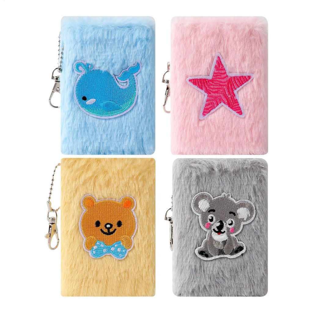 Little Notebook Pocket Size with Keychain Smooth Writing Diary Pocket Size Notebook Small Notepad for Kids Women Work Study Home Oasis Select