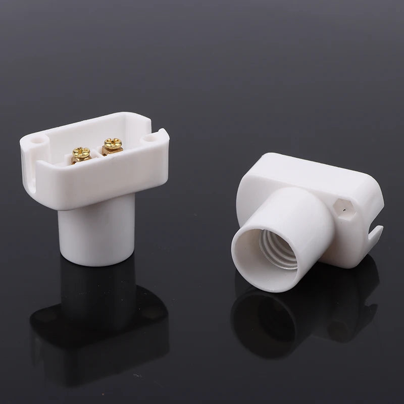 1pcs E12 E14 E17 Mini Screw Lamp Base Supporto Lamp Holder Light Bulb Socket Holder Adapter Oasis Select