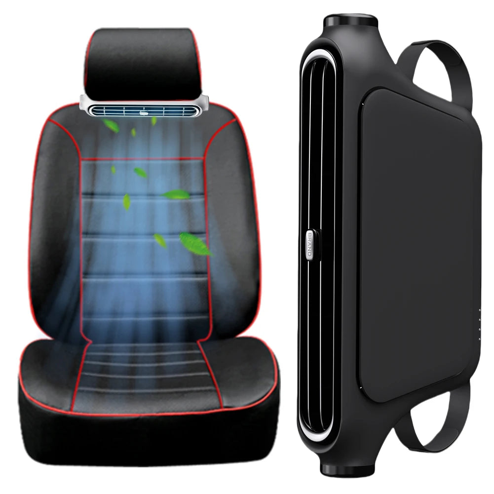 MOJOYCE 3-Speed Portable Car Seat Headrest Cooling Fan Car Seat Fan Oasis Select