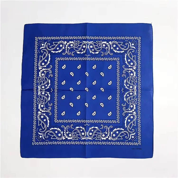 1 Bandana Kerchief Unisex Hip Hop Black Hair Band Neck Scarf Sports
