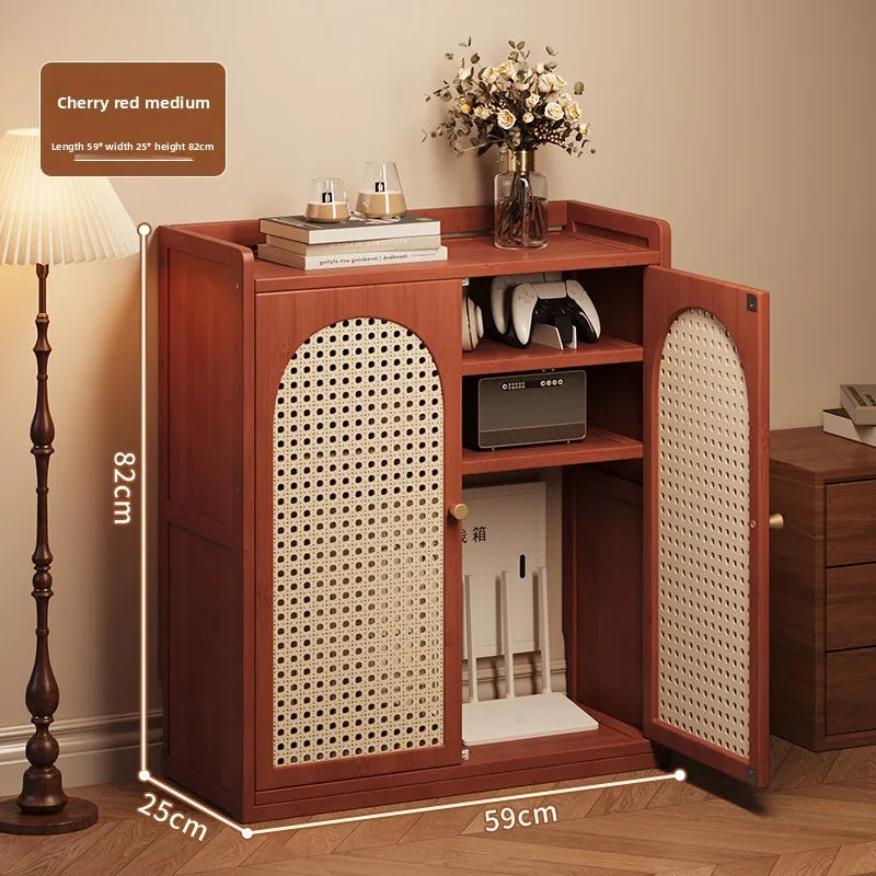 New Chinese storage cabinet, cover box, meter box, cover ugly storage box, simple installation cabinet without punching holes Oasis Select Cherry-3-82cm