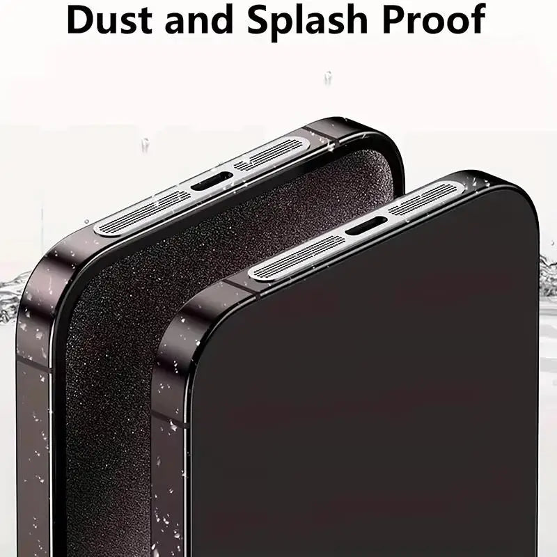 5/80Pcs Earpiece Speaker Hole Anti-dust Mesh Protector For Phone 16 Pro 15 14 13 12 Series Metal Dustproof Net Sticker Oasis Select