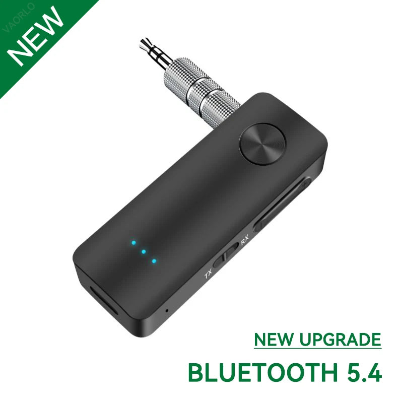 2 In 1 Bluetooth 5.4 Audio Receiver Transmitter Hifi Stereo Wireless Adapter 3.5MM AUX With Mic For Car Airplane TV PC Speaker Oasis Select T66