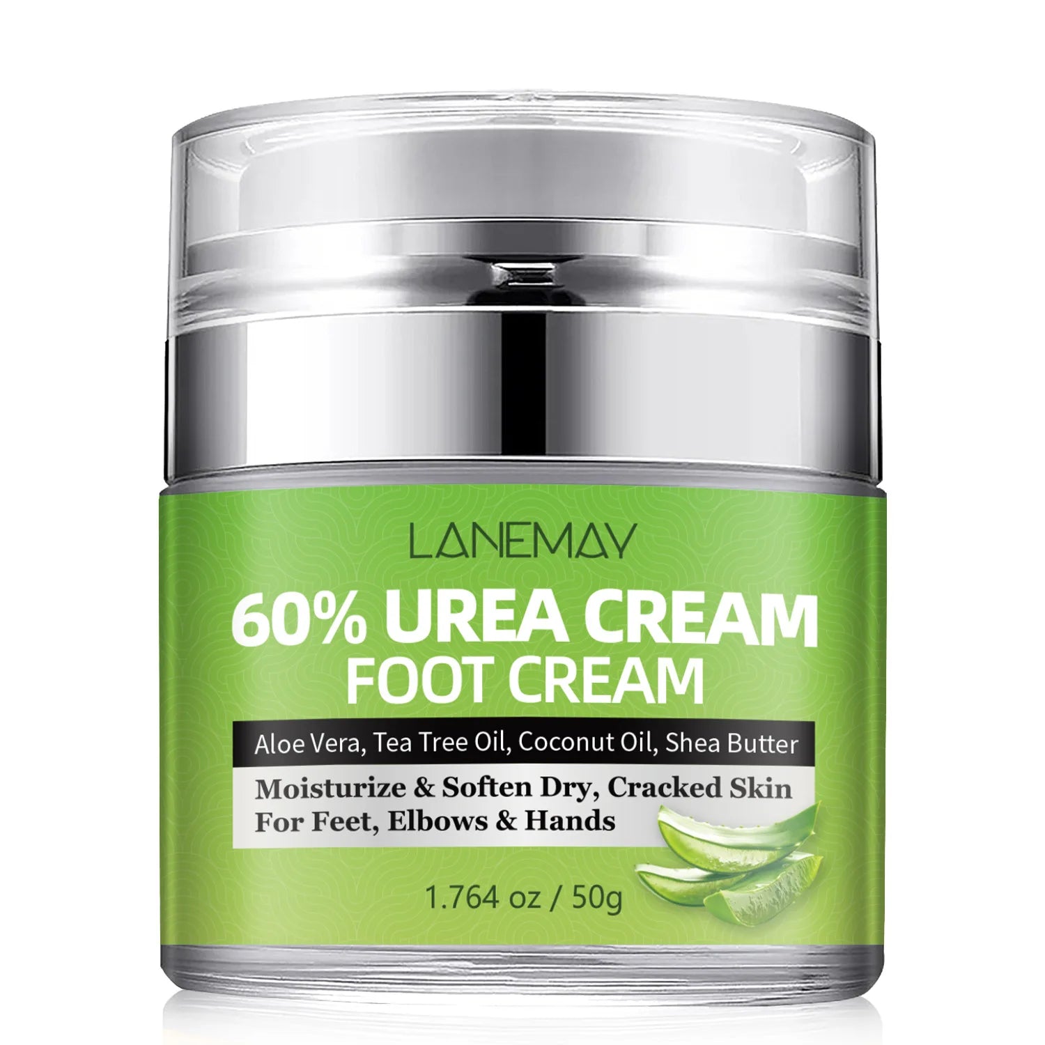 60% Urea Hand & Foot Cream – Aloe Vera & Tea Tree Oil