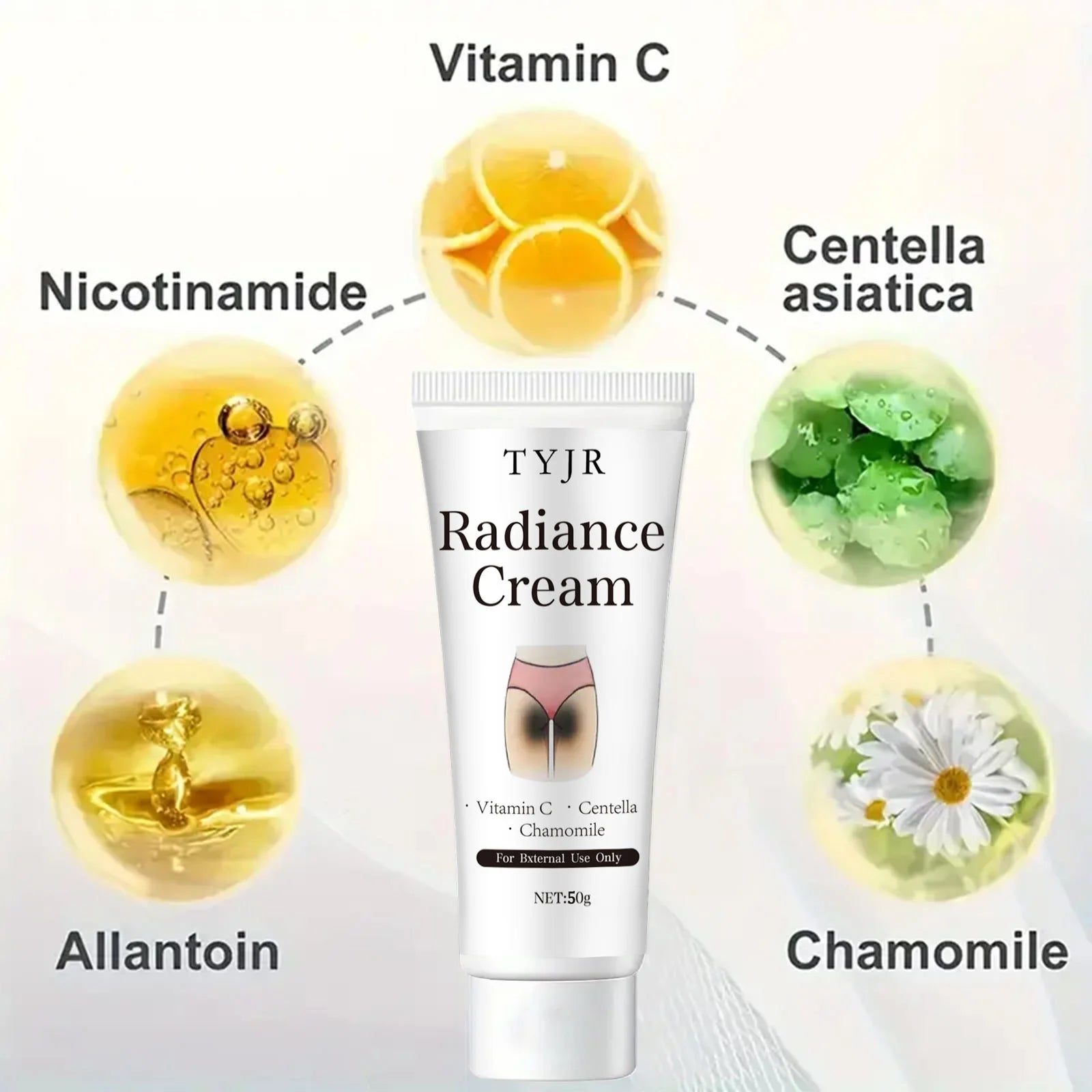 Snow White Cream – Niacinamide & Centella Asiatica Body Brightener Body Brightening Cream Oasis Select