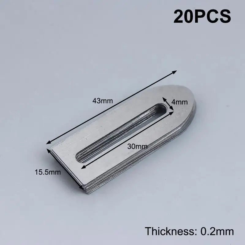 20Pcs 43x15/55x15mm Sheet Separator For Komori Roland Printing Machine Separator Parts Thickness 0.1/0.15/0.2mm Oasis Select A3
