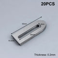 20Pcs 43x15/55x15mm Sheet Separator For Komori Roland Printing Machine Separator Parts Thickness 0.1/0.15/0.2mm Oasis Select A3