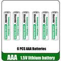 Universal Rechargeable 1.5V AAA 8900mWh Lithium ion Battery Fast charging with Charger for Camare Clock Mouse Fan Electric Toys Oasis Select 6 PCS Batteries 1.5V China Mainland