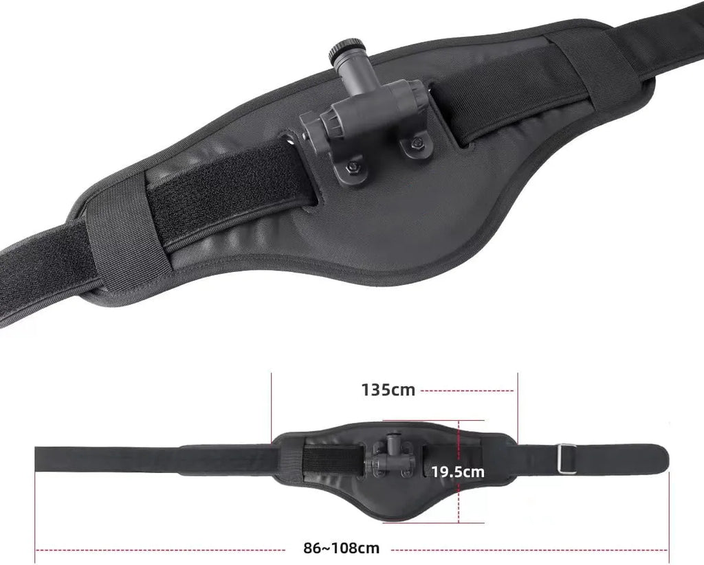 Adjustable Waist Belt Mount & Selfie Stick for GoPro/DJI/Insta360