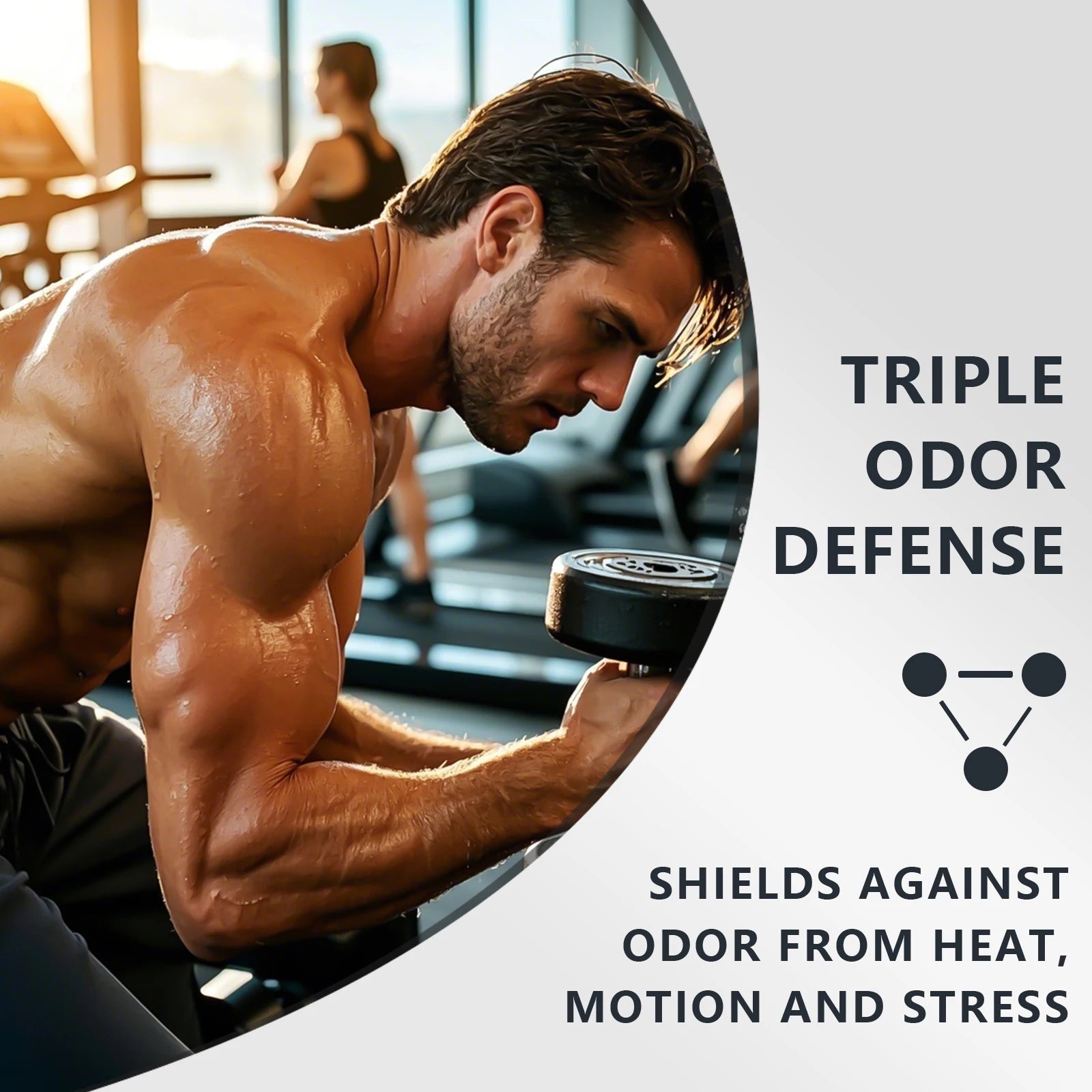 Men Sandalwood Deodorant Stick Anti Sweating Keep Drying Lasting Fragrance Remove Armpit Odor Underarm Refresh Sticks Refresh Oasis Select