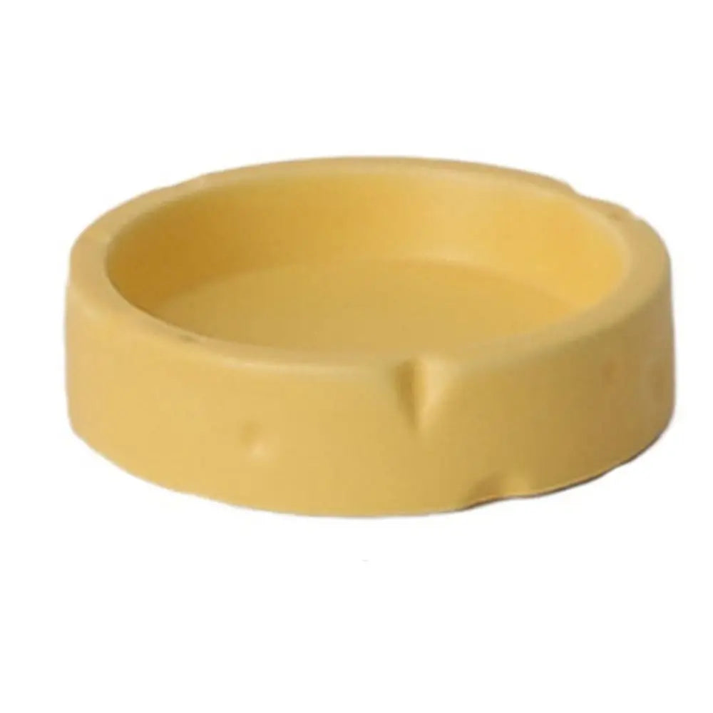 Durable Creative Hamster Hideout Cheese Shape Decorative Feeding Dish Cute Ceramics Hut Ceramics Hamster House Drinker Oasis Select