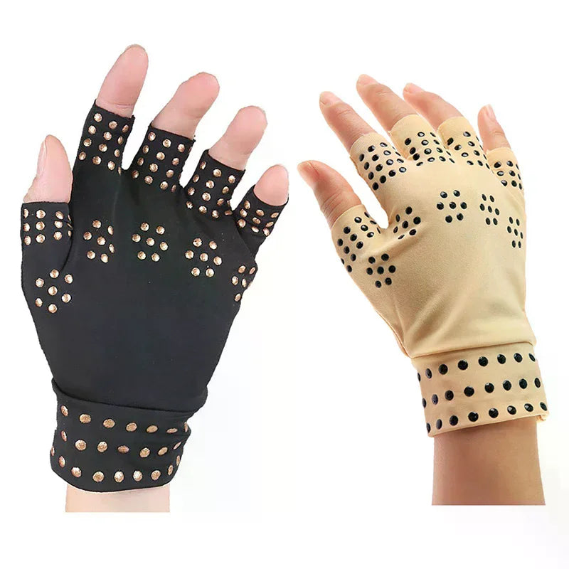 Magnetic Gloves Arthritis Treatment Compression Support Therapy Joint Pressure Non-slip Oasis Select