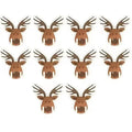 10PCS/set Christmas Cup Card Santa Hat Wine Glass Decor Ornaments Navidad Noel New Year Gift Christmas Decorations Cup Lid Oasis Select H