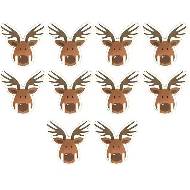 10PCS/set Christmas Cup Card Santa Hat Wine Glass Decor Ornaments Navidad Noel New Year Gift Christmas Decorations Cup Lid Oasis Select H