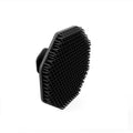 Men Facial Cleaning Brush Scrubber Silicone Miniature Face Deep Clean Shave Massage Face Scrub Brush Face Cleaner Oasis Select Black