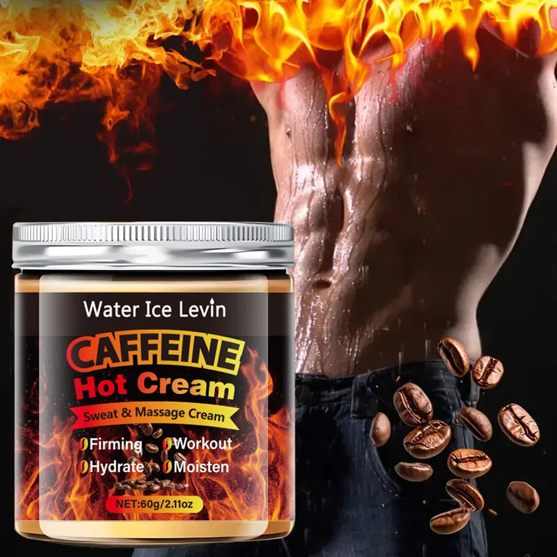 60g Caffeine Thermal Massage Cream - Deeply Nourishing and Firming Moisturizing Cream for Face and Body, Ideal for Exercise, Enhances the Moisturizing System, Moisturizing Cream Oasis Select