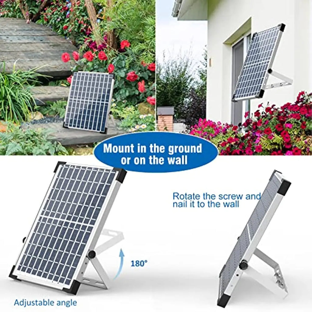 12W Solar Water Fountain DIY Solar Panel Pond Pump with Nozzles Sprays for Garden Decoration Bird Bath Fish Tank Pond Patio Oasis Select