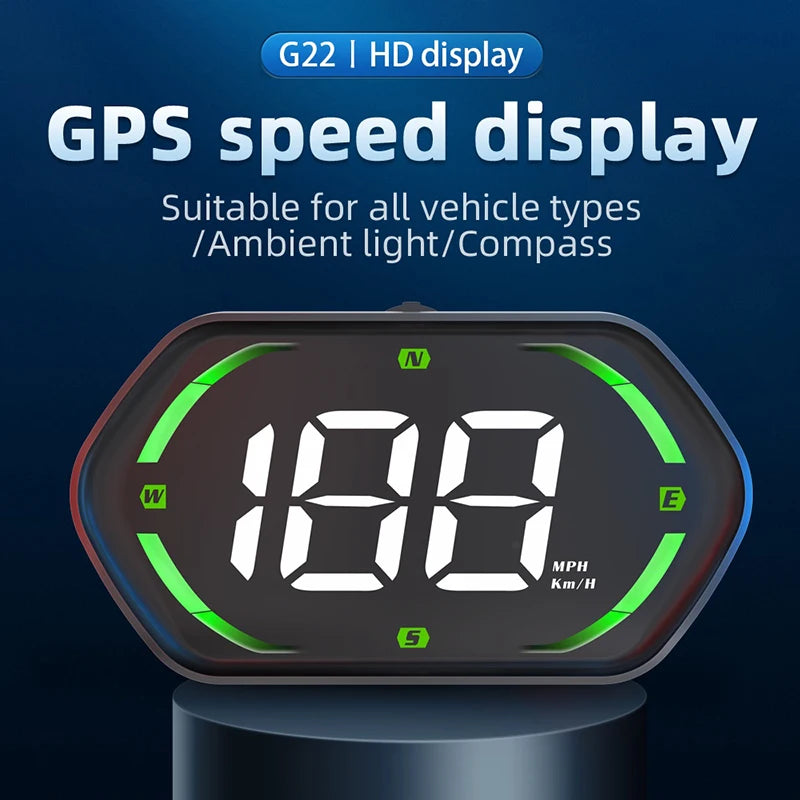 USB Car HUD Head Display Digital Speedometer GPS Speed Meter KMH MPH Dispaly For Truck Motorcycle Auto Part Accessories Oasis Select
