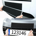 2Pcs/Set Adhesive License Plate Holder Frameless Black Weather-proof Number Plate Holder for Vehicles/Car/SUV Accessories Oasis Select one size