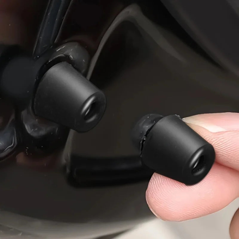 10 Pcs Black Rubber Car Bumper Door Overslam Door Buffer Block Runk Tailgate Engine Cover Cushion Pad for Car Accessories Oasis Select