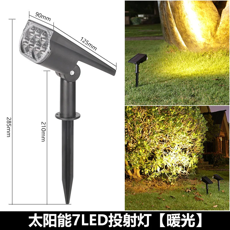 Solar Spotlights Dual Use Tree Light Outdoor Super Bright Landscape Light Garden Garden Villa Decorative Spotlights Lawn Oasis Select