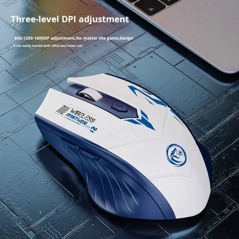 DIXSG Bluetooth 5.2 Dual-Mode Wireless Mouse – 1600 DPI, 6 Button Wireless Mouse Oasis Select