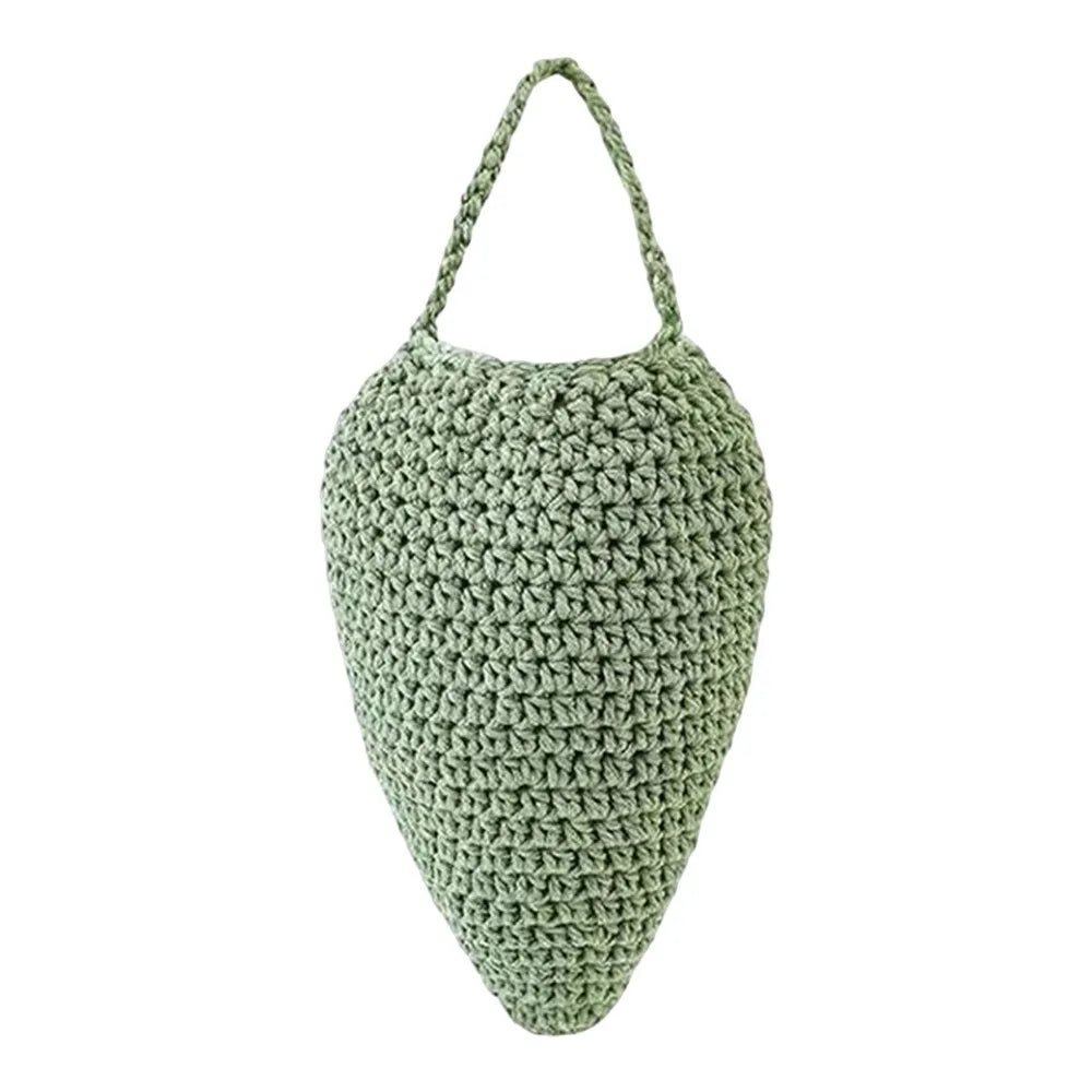 Large Size Crochet Wasp Nest Portable Design Cotton Rope Woven Hanging Wasp Traps Effectively Repelling Wasps Oasis Select Green-20x31cm