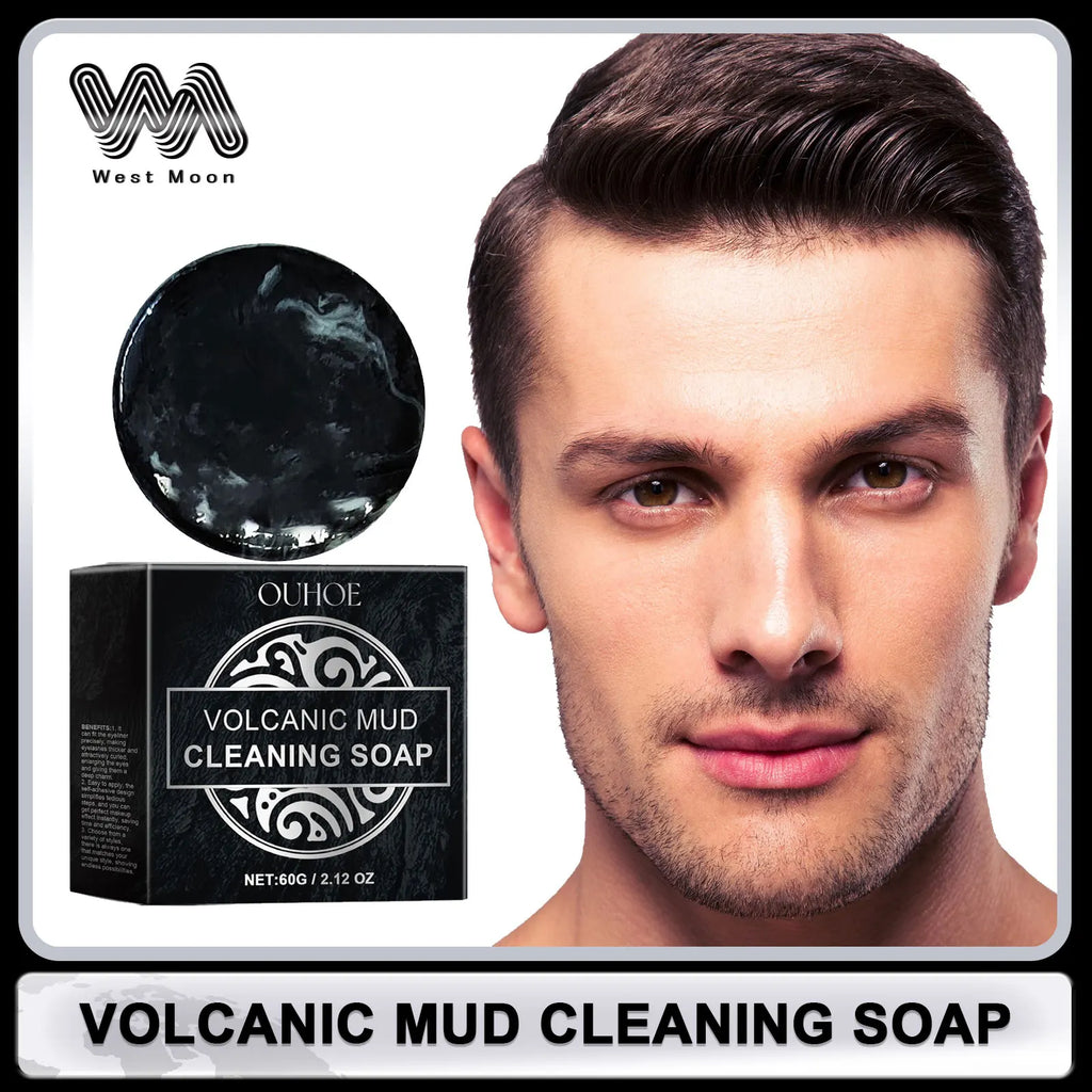 Volcanic Mud Soap – Oil Control, Deep Cleanse & Brightening