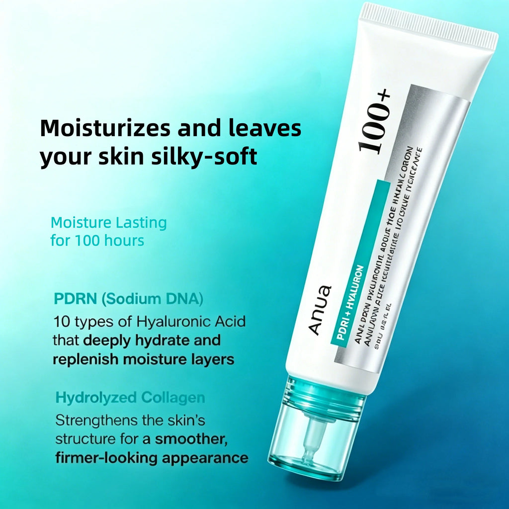 Anua PDRN Hyaluronic Acid Moisturizing Cream 60ml | K-Beauty Face Moisturizer Cream Oasis Select