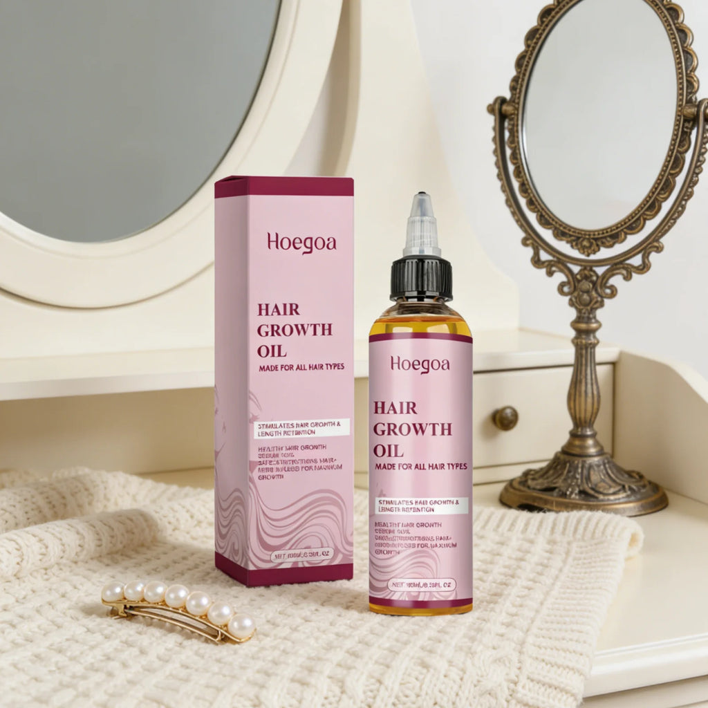 Hoegoa Ginger Rosemary Hair Growth Oil Deep Nourishment Improve Dryness Length Retention Intensive Repairing Hair Essential Oil Oasis Select