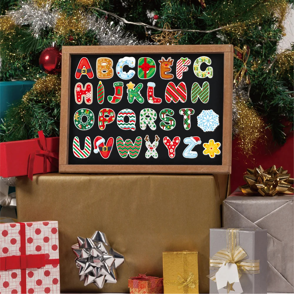 'S Learning Magnets Educational Christmas Refrigerator Sticker Christmas Fridge Magnet Rubber Decorative Fridge Magnet Oasis Select