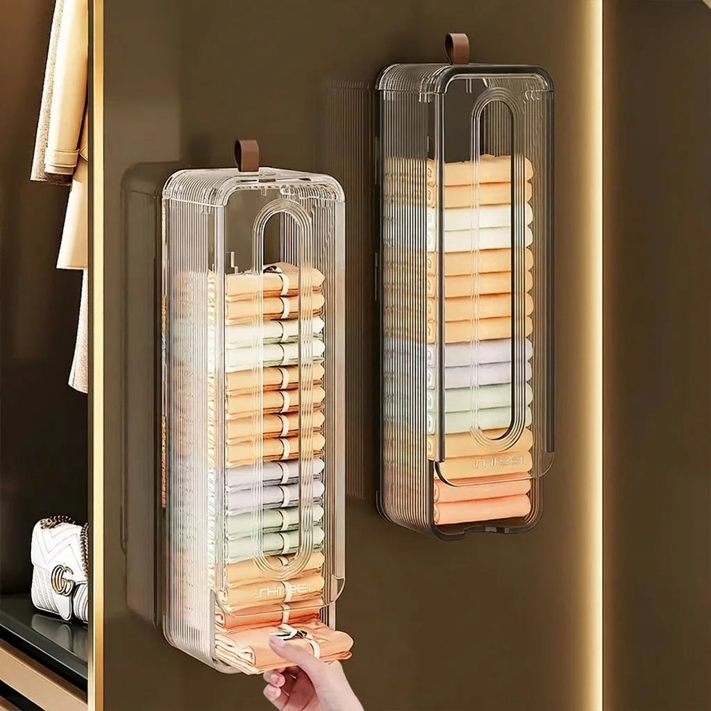 2PCS/1PC-Hanging Closet Organizer for Underwear Socks Panties Space Saving Storage Container Oasis Select