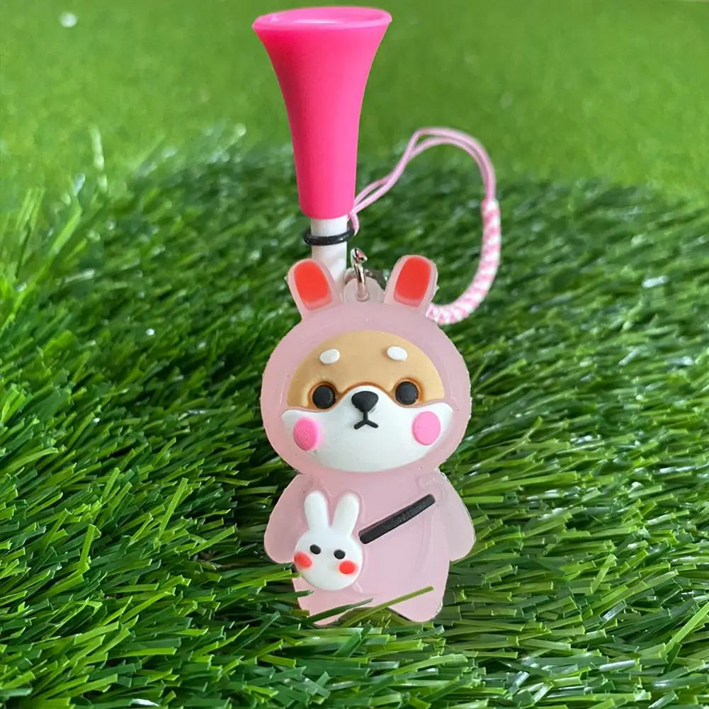 1Pcs Golf Rubber Tees With Flashing Light Cartoon Cute Prevent Loss Golf Ball Holder With Braided Rope Outdoor Golf Accessory Oasis Select