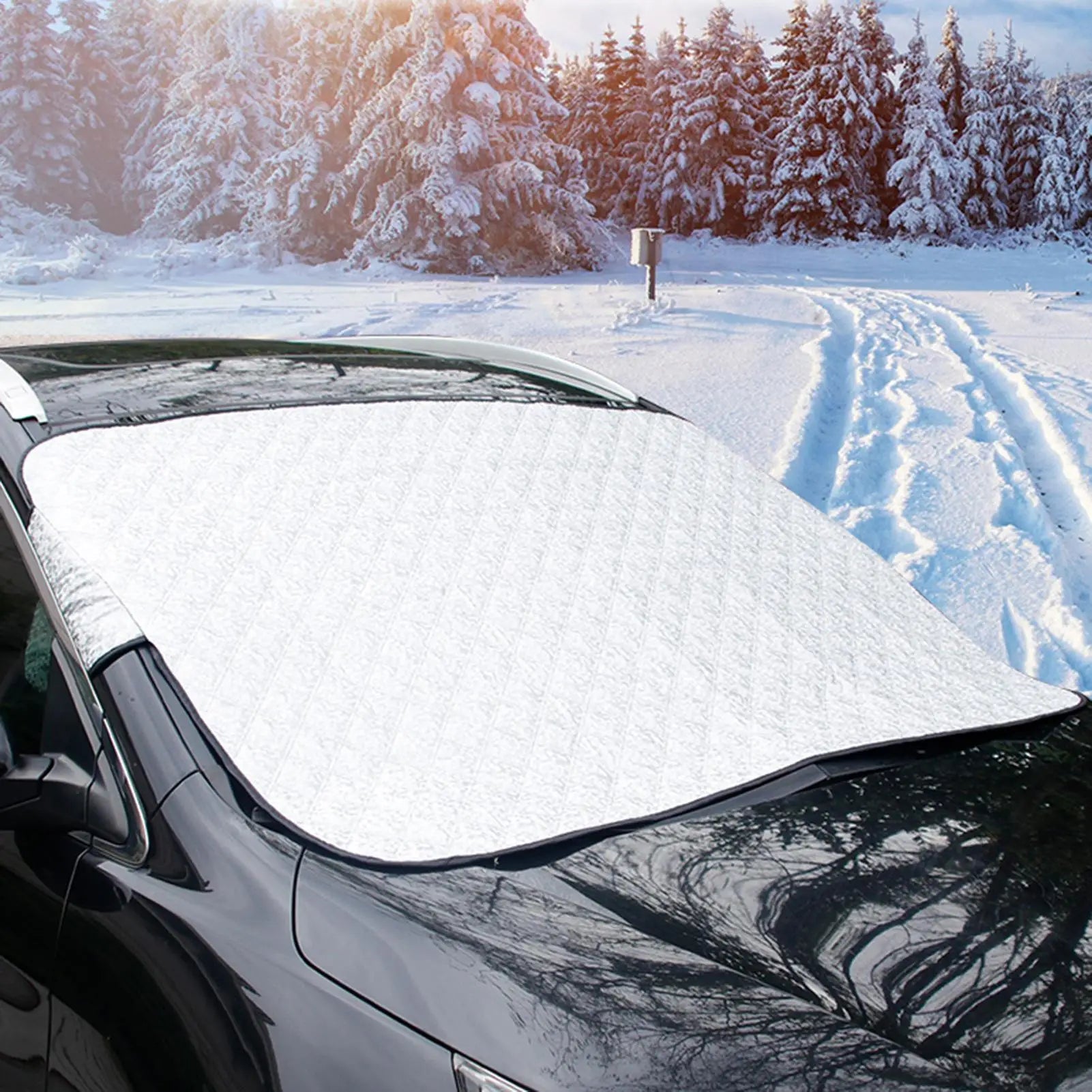 Foldable Universal Car Windscreen Sunshade Cover Sun UV Protection Lightable Sun Visor Covers Car Windscreen Sun Shade Oasis Select