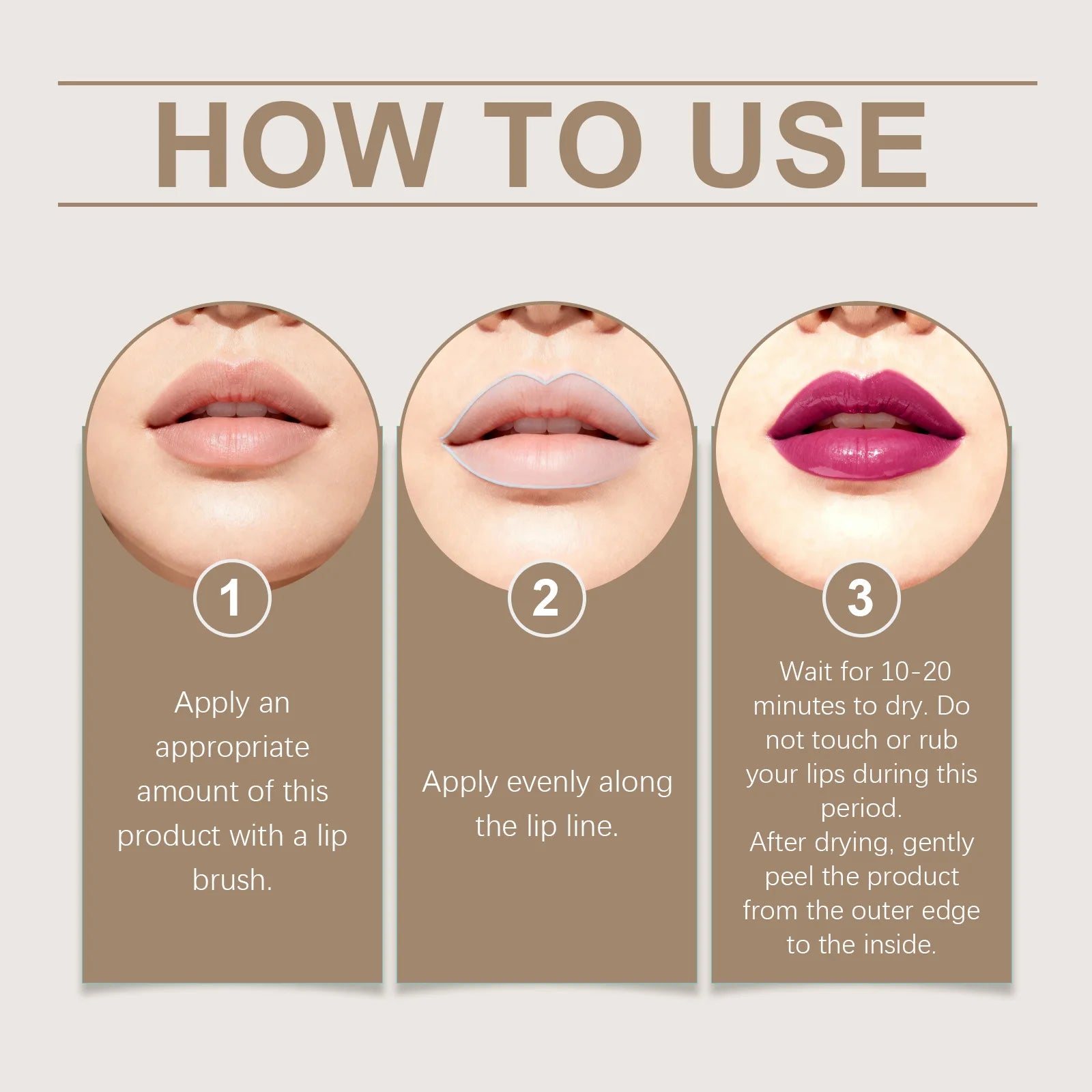 Silky Smooth Matte Peel Off Lip Gloss Moisturizing Plumping Natural Color Long Wear Volumizing Full Pout Lipstick Oasis Select