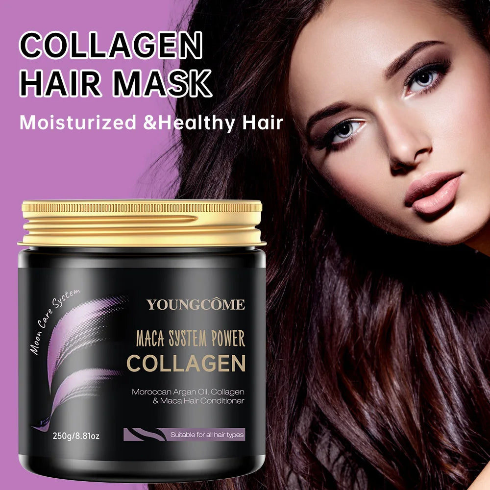 YOUNGCOME Collagen & Keratin Hair Mask – Frizz Control 250g