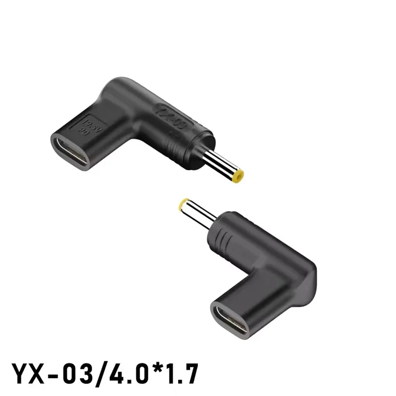 100W USB-C to DC Laptop Charger Adapter – HP Dell Asus Lenovo Laptop Charger Adapter Oasis Select 4.0-1.7mm