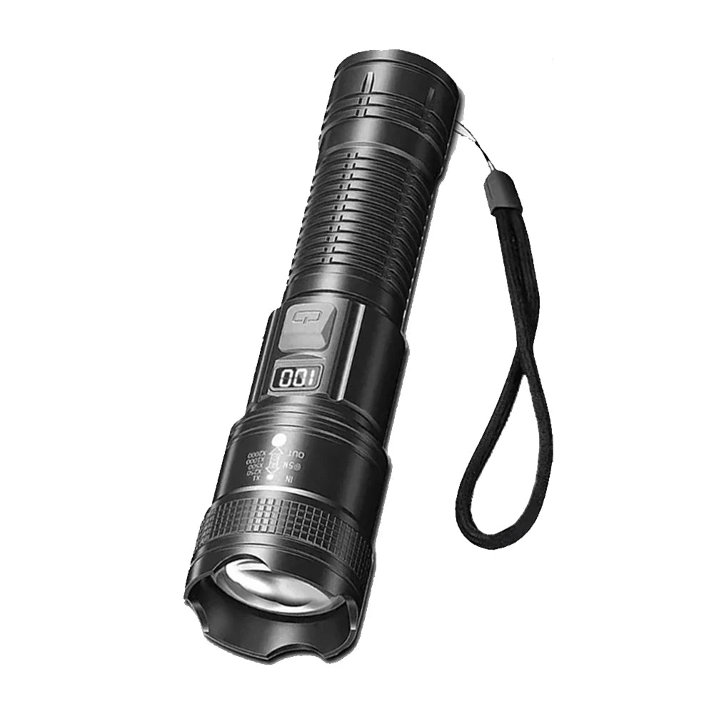 2Pack Super Bright Flashlight Rechargeable LED Long Range Tactical Torch Lamp for Outdoor Waterproof Camping Fishing Lantern Oasis Select 1PCS