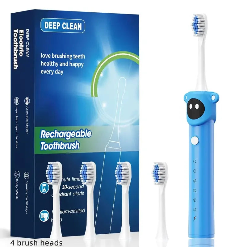 Kids Sonic Electric Toothbrush USB Rechargeable | URGGU