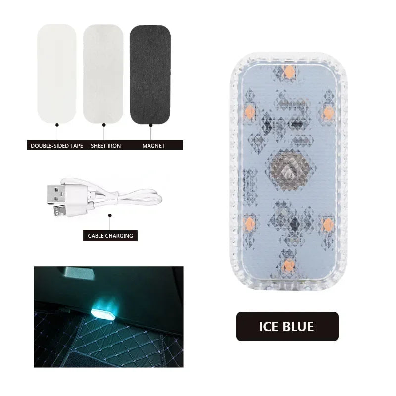 Magnetic LED Touch Light – Wireless Car Interior Reading Lamp