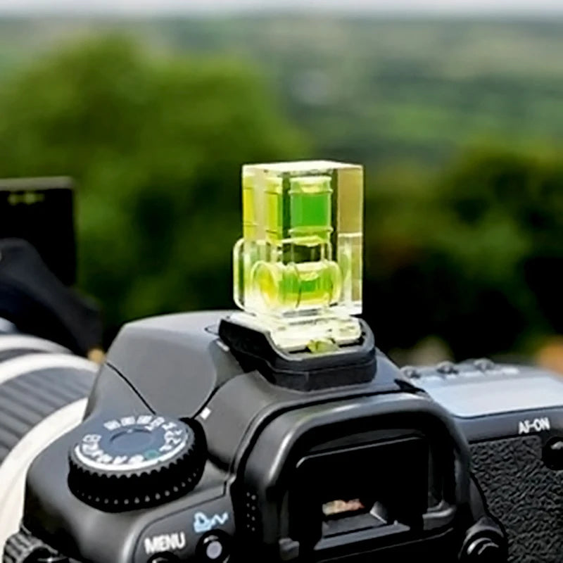 3-Axis Hot Shoe Bubble Spirit Level for DSLR Cameras