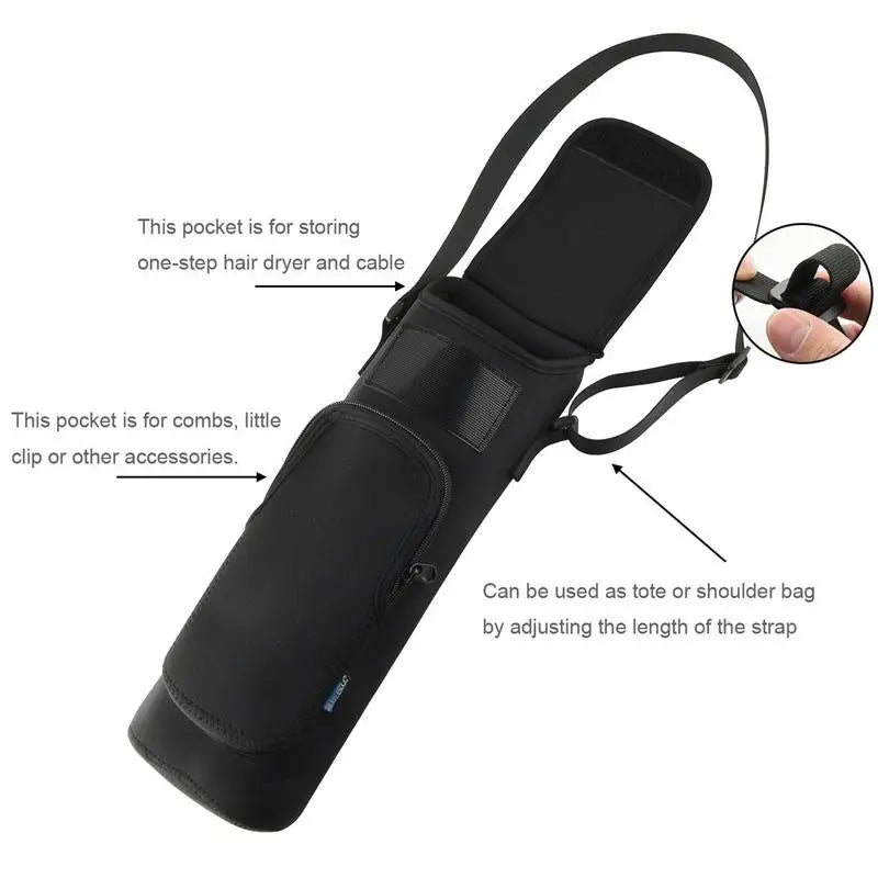 Hair Dryer Travel Case – Waterproof Heat-Resistant Styling Bag Hair Tool Travel Bag Oasis Select