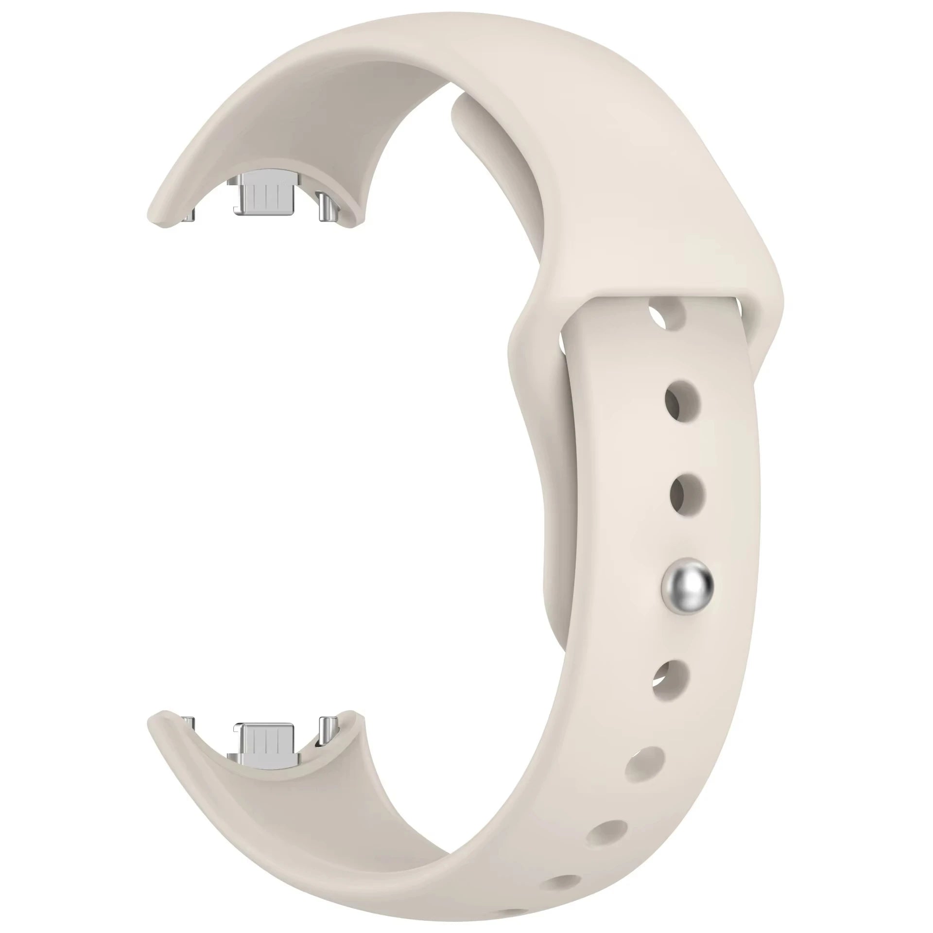 Silicone Sport Strap for Mi Band 10 / 9 / 8 – Flexible Replacement Watch Replacement Strap Oasis Select Starlight For Xiaomi band 8