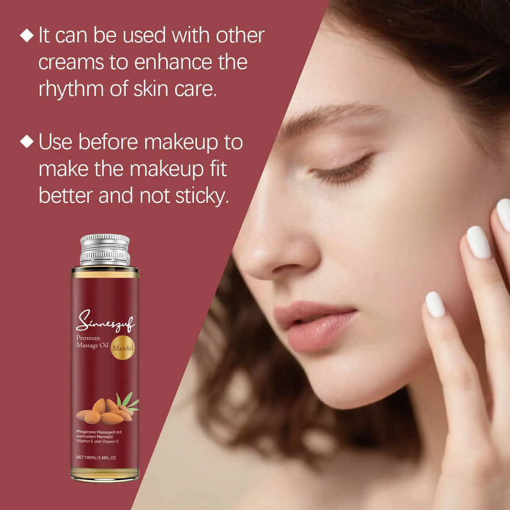 Almond Massage Oil – Moisturizing Daily Skin Hydration