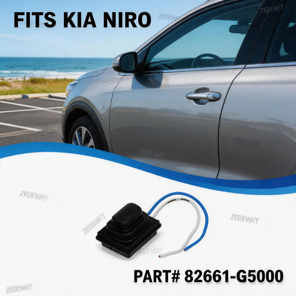 For KIA NIRO 2016-2021 Premium Front Right Side Door Handle Small Button Switch Unit Direct Fit OEM 82661 G5000 Car Replacement Oasis Select
