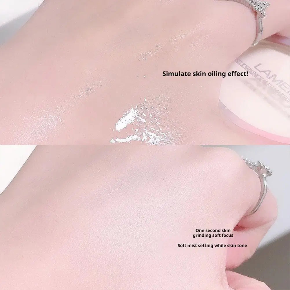 3 Colors Waterproof Setting Powder Soft Focus Long Lasting Oil Control Waterproof Sweatproof Blur Pores Full Coverage Makeup Oasis Select