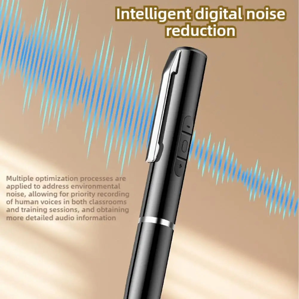 Digital Activated Pen 360 Sound Audio Activated Dictaphone Recording Device Voice Controlled Audio Recorder Pen for Meetings Oasis Select