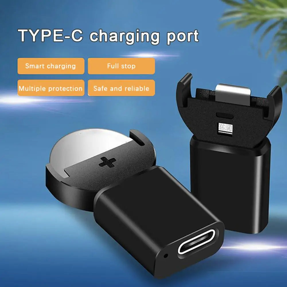 USB-C Lithium Coin Battery Charger | LIR2032 LIR2025 LIR1632