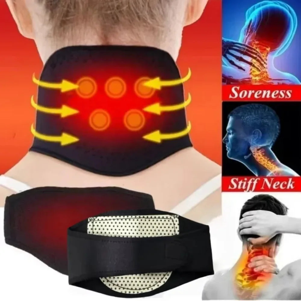Self-heating neck support frame, equipped with magnetic neck massage function, provides relaxation and warmth without the need Oasis Select black